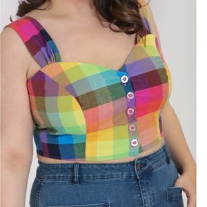 Hell Bunny Lucia pinup crop tank